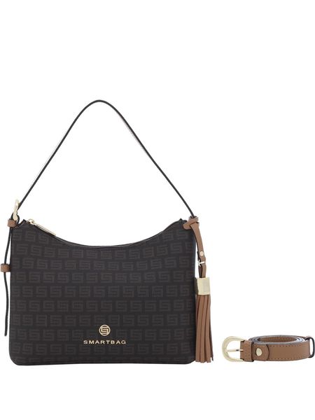 Bolsa Transversal Smartbag Milano Chocolate - Caramelo - 87023.25(Prazo de entrega estendido -  mais informações na descrição)