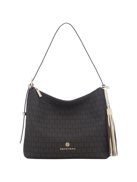 Bolsa Tiracolo Smartbag Milano Chocolate - Ouro Light - 87024.25 (Prazo de entrega estendido -  mais informações na descrição)